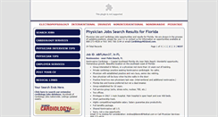 Desktop Screenshot of florida.cardiologypositions.com