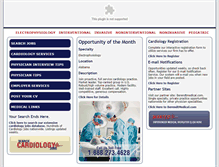 Tablet Screenshot of cardiologypositions.com
