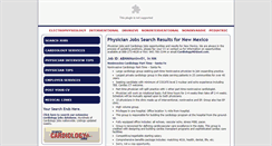 Desktop Screenshot of newmexico.cardiologypositions.com