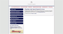 Desktop Screenshot of iowa.cardiologypositions.com