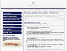 Tablet Screenshot of northcarolina.cardiologypositions.com